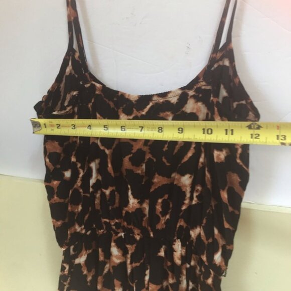 Cotton On NEW Jenny Leopard Animal Print Sundress Mini Dress Adjustable Straps S - Picture 14 of 16